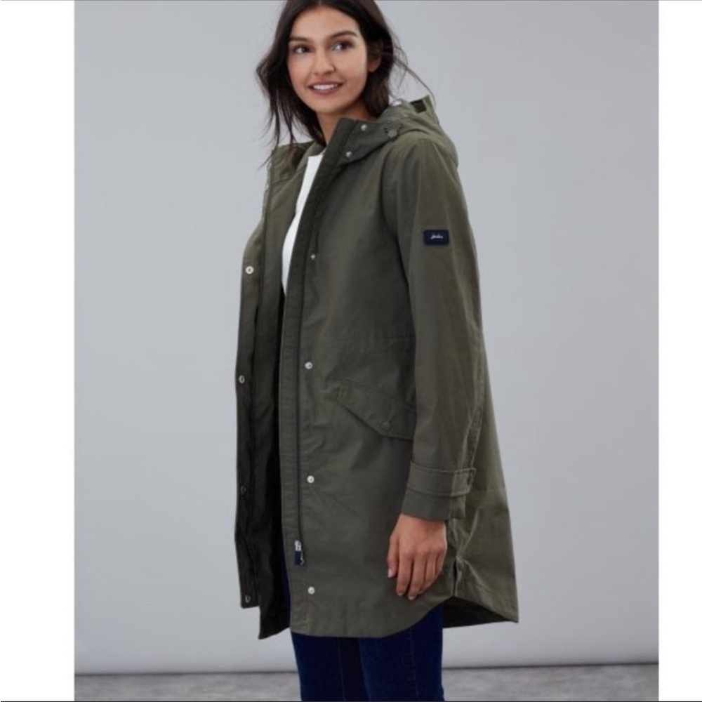 joules rainelong jacket grapeleaf Size 2